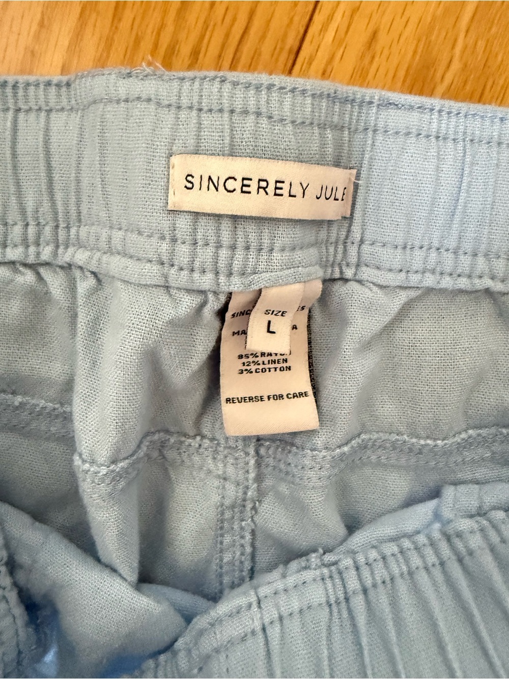 Sincerely Jules light blue summer pants - Picture 3 of 4